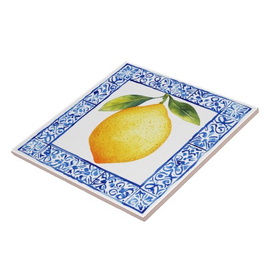 Mediterranean Lemon Tuscan Rustic タイル (側面)