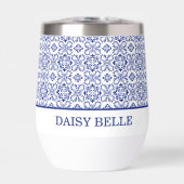 Mediterranean Lemons Blue Mosaic Tile Wedding (正面)