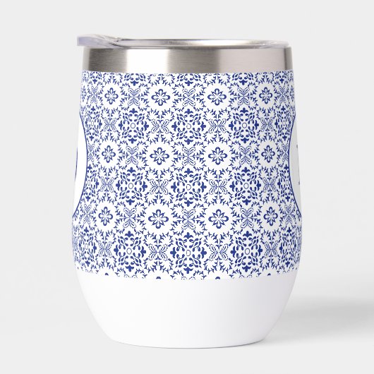 Mediterranean Lemons Blue Mosaic Tile Wedding (右面)