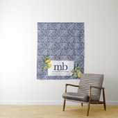 Mediterranean Lemons Business Table Runner Banner タペストリー (インサイチュ)