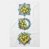 Mediterranean Lemons Kitchen Towel キッチンタオル (縦)