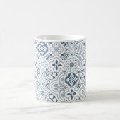 Mediterranean Moroccan Tile pattern コーヒーマグカップ (中央)