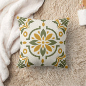 Mediterranean Olive Tile クッション (ブランケット)