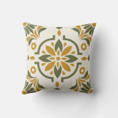 Mediterranean Olive Tile クッション (裏面)