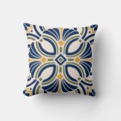 Mediterranean Ornamental Tile クッション (正面)