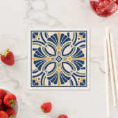 Mediterranean Ornamental Tile スタンダードカクテルナプキン (インサイチュ)