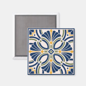 Mediterranean Ornamental Tile マグネット (正面/裏面)