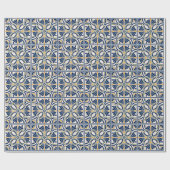 Mediterranean Ornamental Tile ラッピングペーパー (フラット)