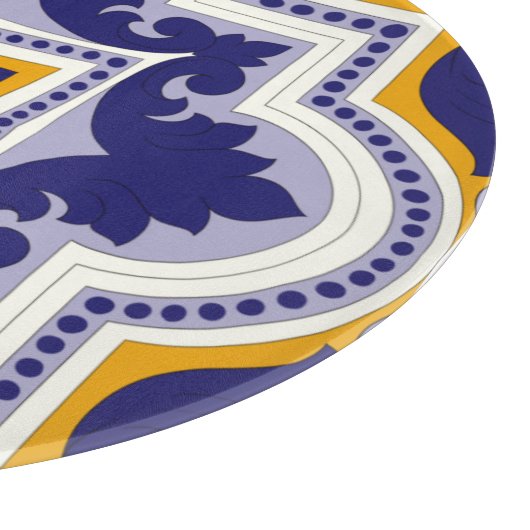 Mediterranean Pattern Kitchen カッティングボード (角)