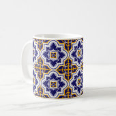 Mediterranean Pattern Kitchen コーヒーマグカップ (正面左)