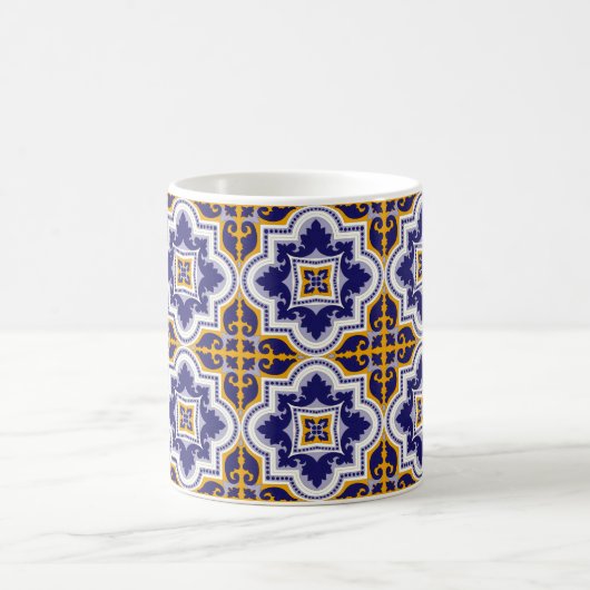 Mediterranean Pattern Kitchen コーヒーマグカップ (中央)