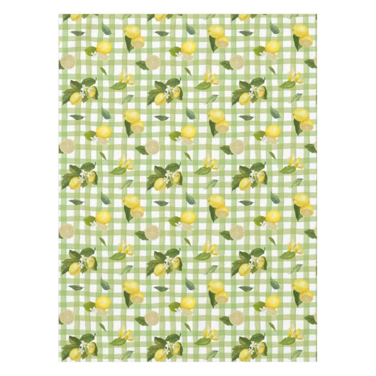  Mediterranean Picnic Citrus Pattern  テーブルクロス (正面)
