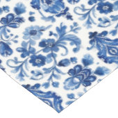 Mediterranean Portuguese Blue Tile テーブルクロス (アングル)