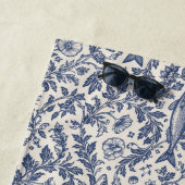 Mediterranean Sardine Chinoiserie Beach Towel | Bl ビーチタオル (インサイチュ)