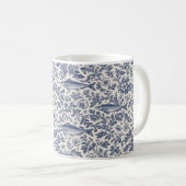 Mediterranean Sardine Chinoiserie Mug コーヒーマグカップ (正面右)