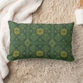 Mediterranean Style Decorative Cushion - Green ランバークッション (ブランケット)