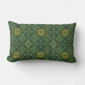 Mediterranean Style Decorative Cushion - Green ランバークッション (正面)