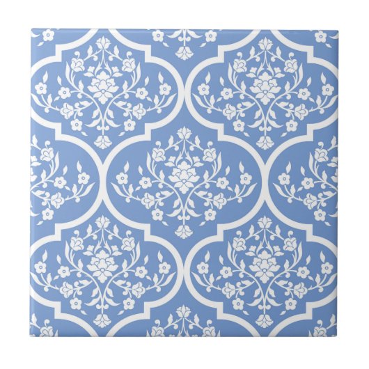 Mediterranean Style Tile with Geometric Pattern タイル (正面)