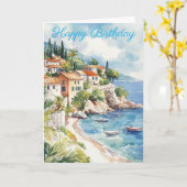 Mediterranean Summer カード (黄色い花)