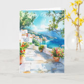 Mediterranean Summer カード (黄色い花)