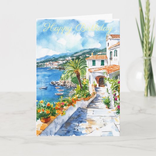 Mediterranean Summer カード (正面)