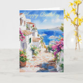 Mediterranean Summer カード (黄色い花)