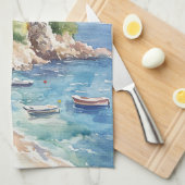 Mediterranean Summer キッチンタオル (四つ折り)