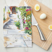 Mediterranean Summer キッチンタオル (四つ折り)