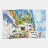 Mediterranean Summer キッチンタオル (横)