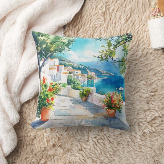 Mediterranean Summer クッション (ブランケット)