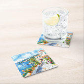 Mediterranean Summer スクエアペーパーコースター (インサイチュ)