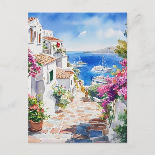 Mediterranean Summer ポストカード (正面)