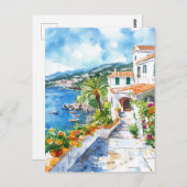 Mediterranean Summer ポストカード (正面/裏面)