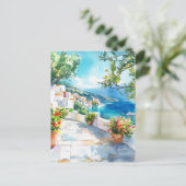 Mediterranean Summer ポストカード (スタンド正面)