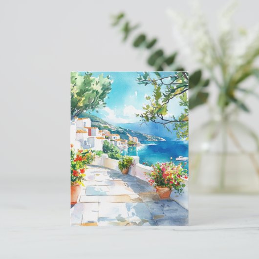 Mediterranean Summer ポストカード (スタンド正面)