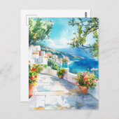 Mediterranean Summer ポストカード (正面/裏面)