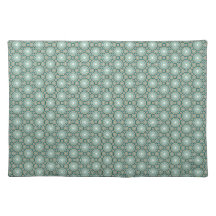 Mediterranean Teal Tile Pattern