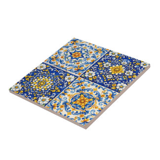Mediterranean Tile Bloom タイル