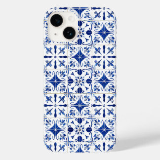 Mediterranean Tile Blue & White Case-Mate iPhone 14ケース