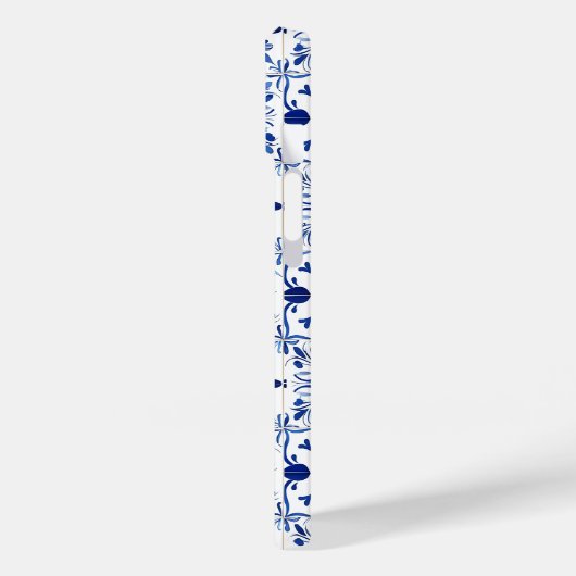 Mediterranean Tile Blue & White Case-Mate iPhoneケース (裏面 / 左)