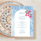 Mediterranean tile pattern メニュー