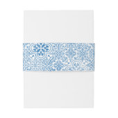 Mediterranean tile pattern 招待状ベリーバンド (裏面例)