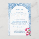 Mediterranean tile pattern Details Enclosure Card エンクロージャーカード (正面)