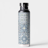 Mediterranean Tiles, Moroccan, Majolica, Azulejo ウォーターボトル (左面)