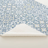 Mediterranean Tiles, Moroccan, Majolica, Azulejo シェルパブランケット (3/4)