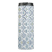 Mediterranean Tiles, Moroccan, Majolica, Azulejo タンブラー (裏面)