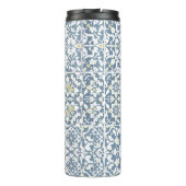 Mediterranean Tiles, Moroccan, Majolica, Azulejo タンブラー (裏面)