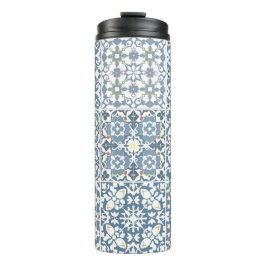 Mediterranean Tiles, Moroccan, Majolica, Azulejo タンブラー
