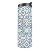 Mediterranean Tiles, Moroccan, Majolica, Azulejo タンブラー (回転左)