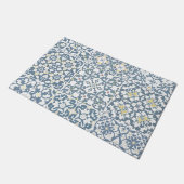 Mediterranean Tiles, Moroccan, Majolica, Azulejo ドアマット (アングル)
